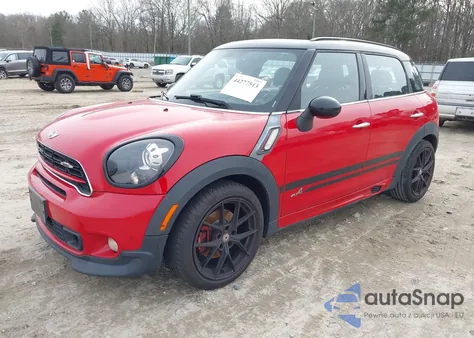 2014 Mini Countryman John Cooper Works from USA, damaged, VIN WMWXD1C50EWS34592